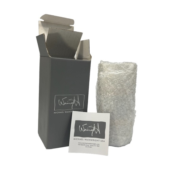 Michael Wainwright Hiball La Rochelle Gold and Platinum Glass - Picture 7 of 8